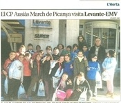 El CP Ausiàs March visita el diari Levante-EMV