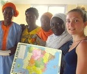 Material educatiu picanyer a Senegal