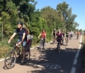 Més de 100 ciclistes a l'edició 2017 del cicle passeig per l'Horta