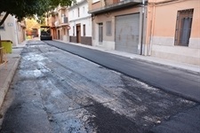 Renovació calçada C/ Vistabella i Corts Valencianes