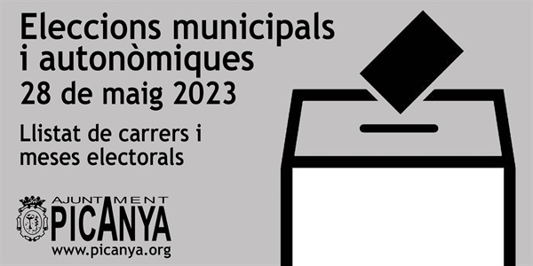 Llistat de carrers i meses electorals