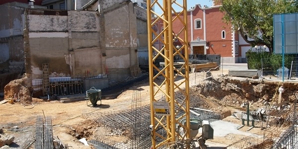 Inici de les obres del nou Centre de Salut.