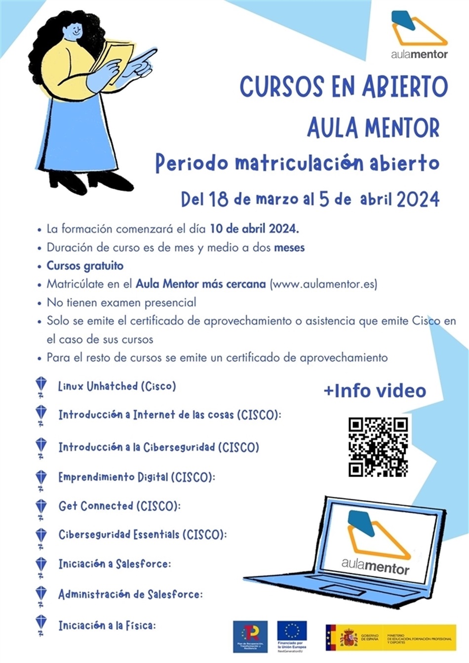 CURSOS AULAMENTOR EN ABIERTO MAR24