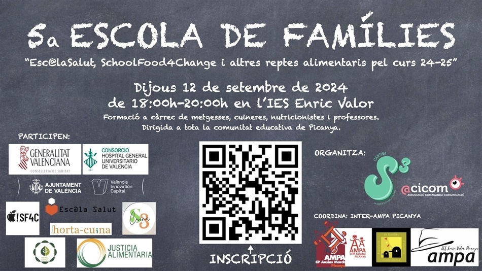 CARTELL 5a ESCOLA FAMÍLIES .001 CARTELL 5a ESCOLA FAMÍLIES .001