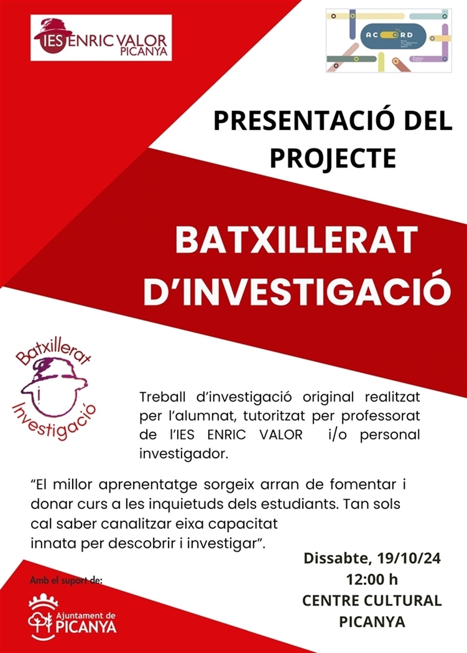 PRESENTACIO ACORD PRESENTACIO ACORD
