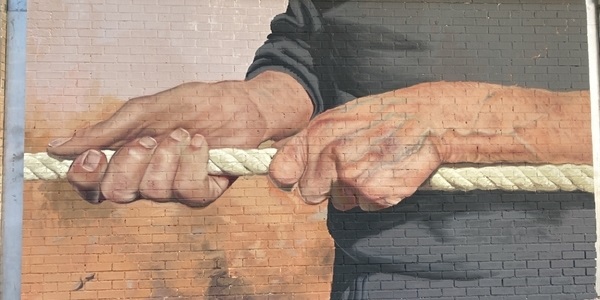 Finalitzat el mural de reconeixement a l'esforç col·lectiu dels nostres pobles davant la DANA